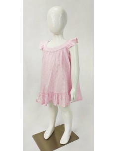 Różowa haftowana...